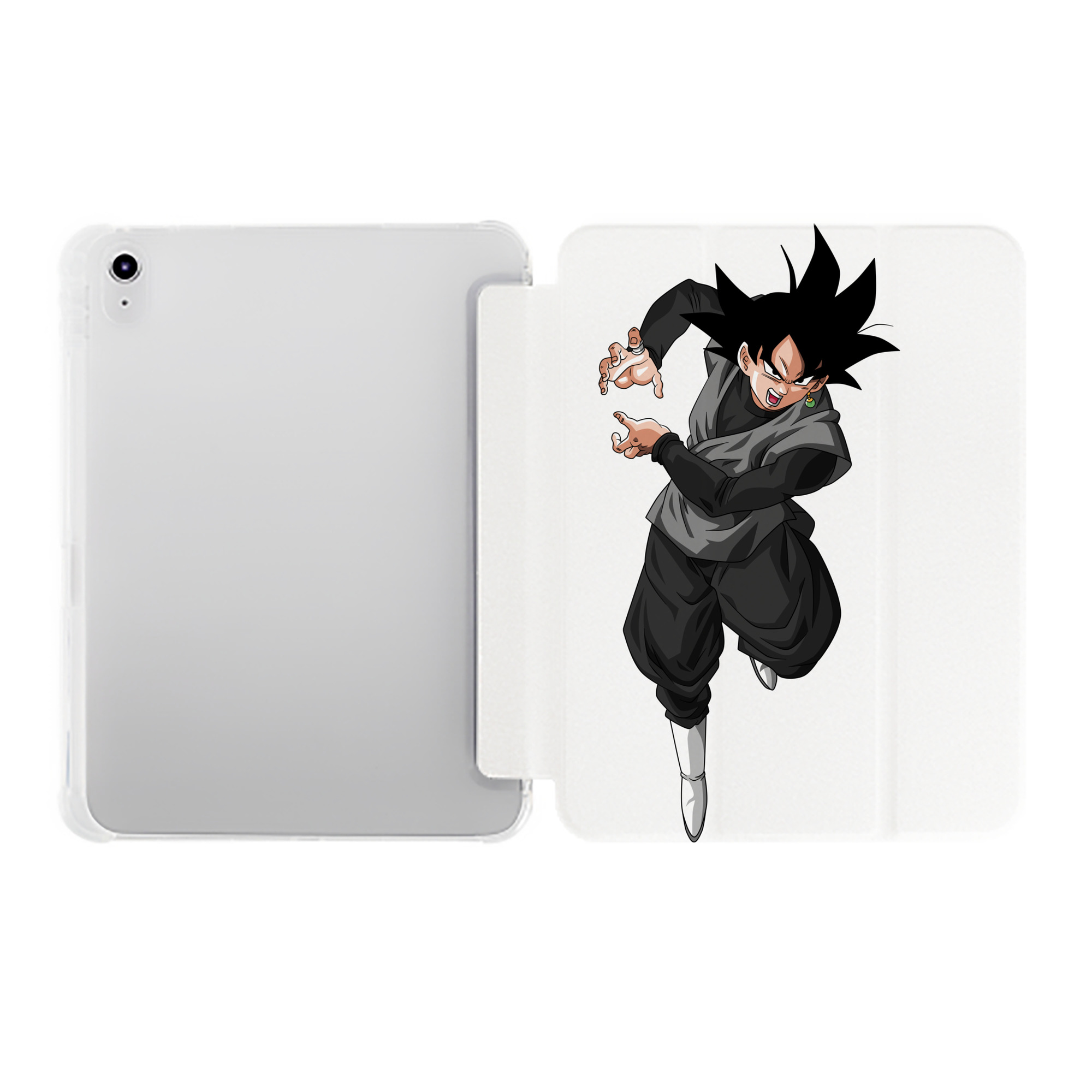 （画像用） ドラゴンボール ベジータ四世（Bejīta Yonsei）DRAGON BALL Vegeta IV IPad ケース ペン収納付き 三つ折りスタンド PUレザー×シリコン 対応機種9.5/10.5/10.9インチ
